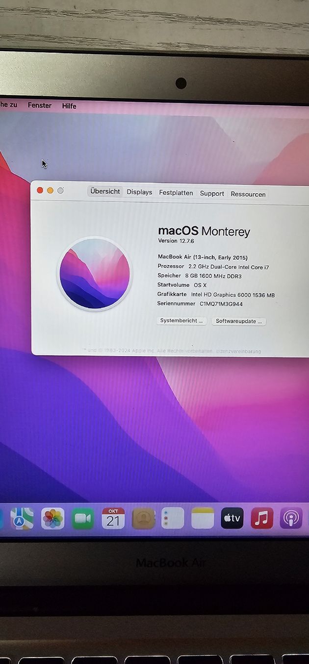 Apple Notebook: MacBook Air – Usato da Worblaufen venduto da Ermeio62 2