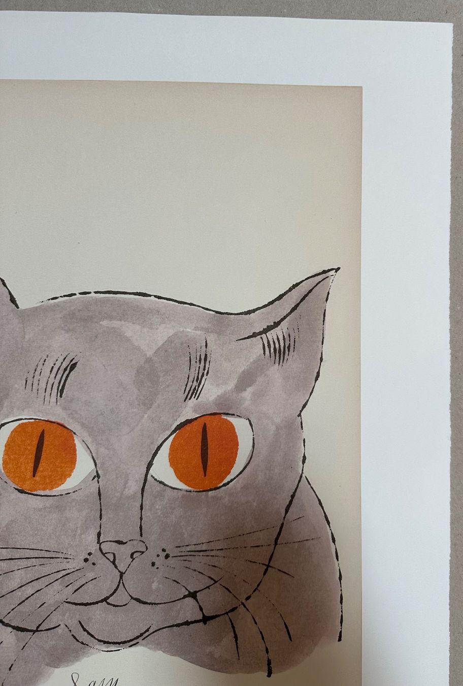 Poster & Bilder: Warhol: Sam the Cat, POP Art 31/100 – Neu (gemäss Beschreibung) aus Meilen von Smgdesign 4