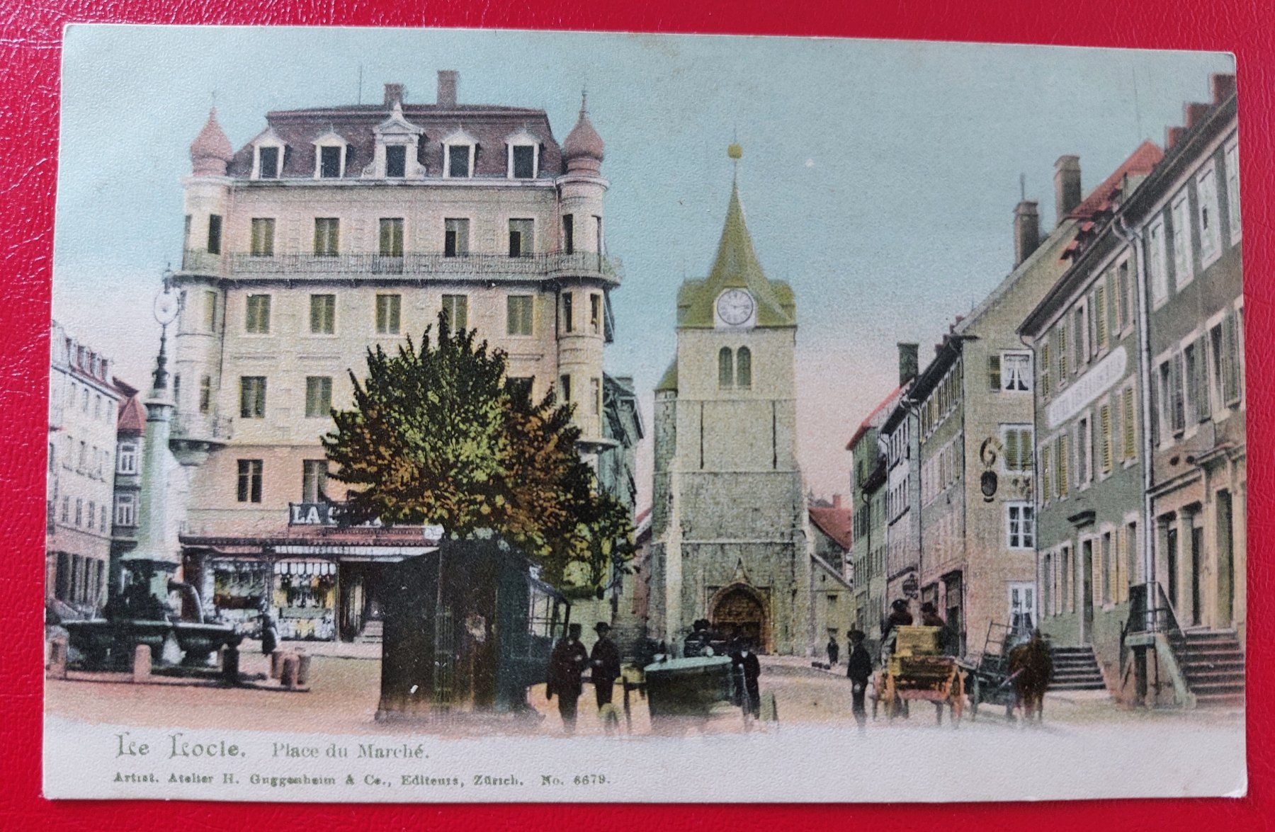Cartoline postali: Le Locle ; Place du marché – Usato da St-Légier-La Chiésaz venduto da Theo005