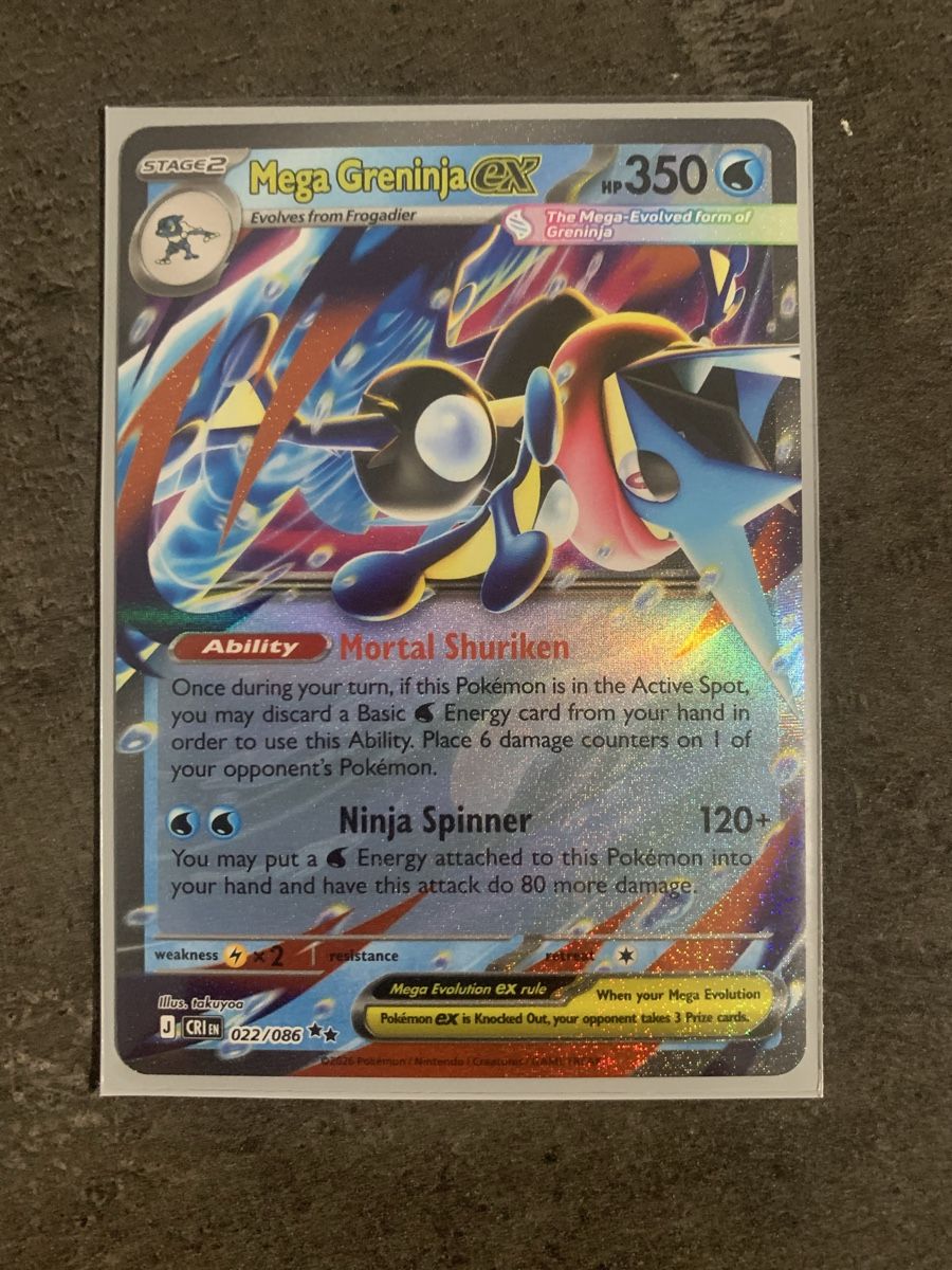 Pokémon Sammelbilder & Trading cards: Mega Greninja ex 022/086 – Neu und originalverpackt aus Studen BE von khe_8qkx
