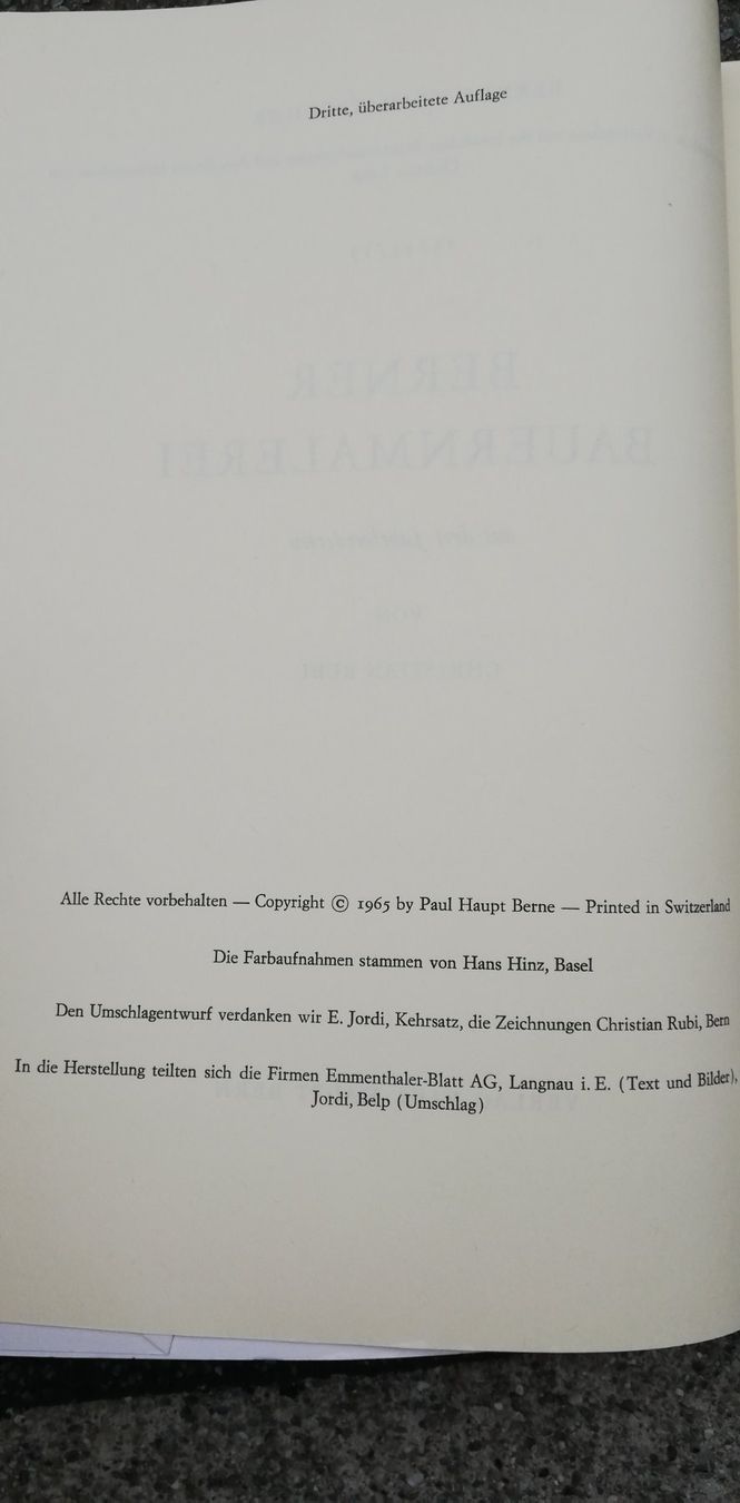 Livres: Berner Heimatbücher: Bauernmalerei – D'occasion à Thun par Matthias72 4