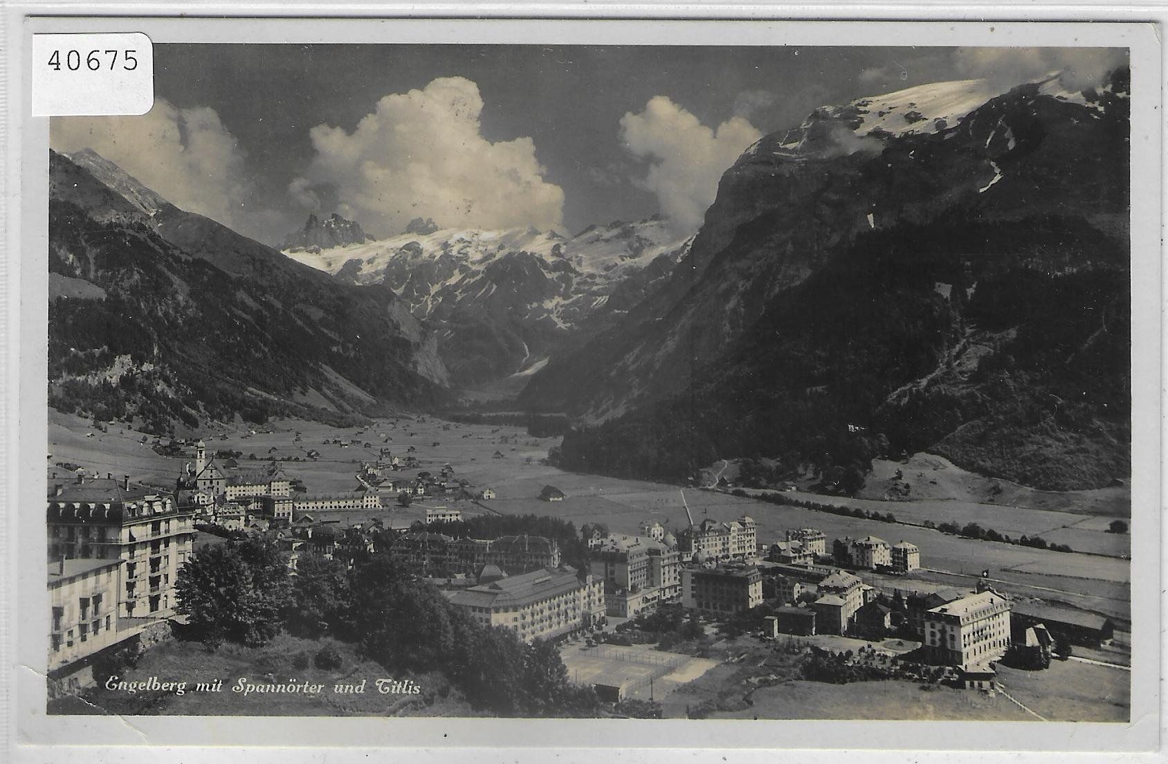 Cartoline postali: Engelberg mit Spannöter und Titlis – Usato da Ettingen venduto da Kartenplanet