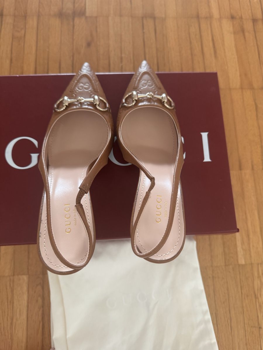 Gucci Scarpe da donna: Gucci horsebit slingback pump Schuhe Gr.38.5 – Nuovo e nell'imballaggio originale da Pfäffikon SZ venduto da EMMA0111 8