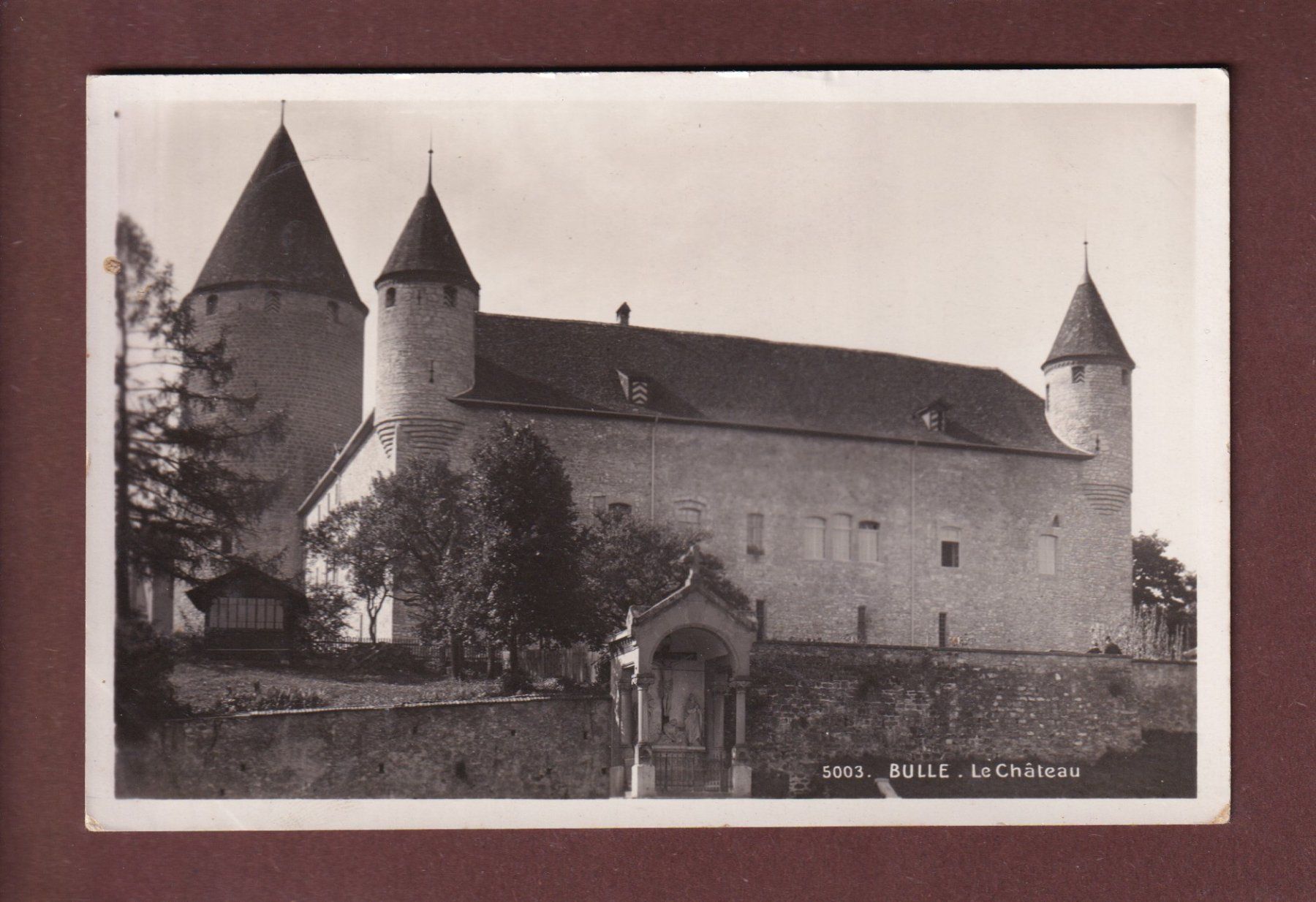Cartes postales: BULLE - Le Château - 1935 – D'occasion à Pully par nicecards-shop