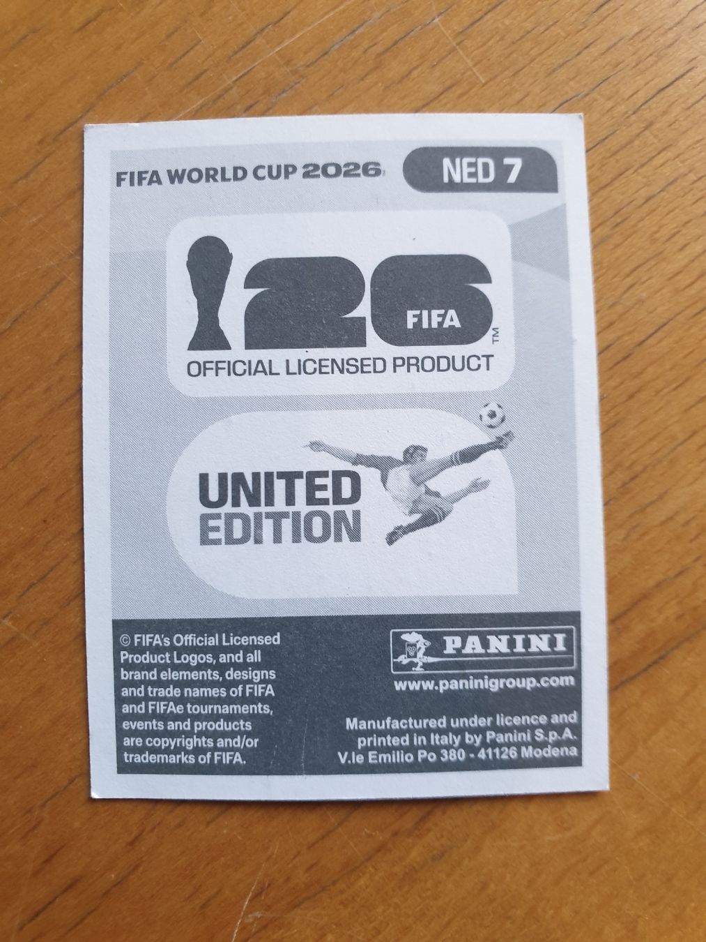 Panini Carte collezionabili: Panini WM 2026 NED 7 – Nuovo (secondo la descrizione) da Einsiedeln venduto da MGXX 1
