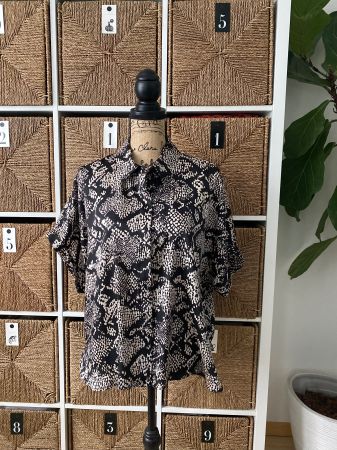 ZARA shirt, XL, snake print