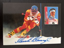 Autogrammkarte Martin Hangl Ski Weltcup Sieger 1988