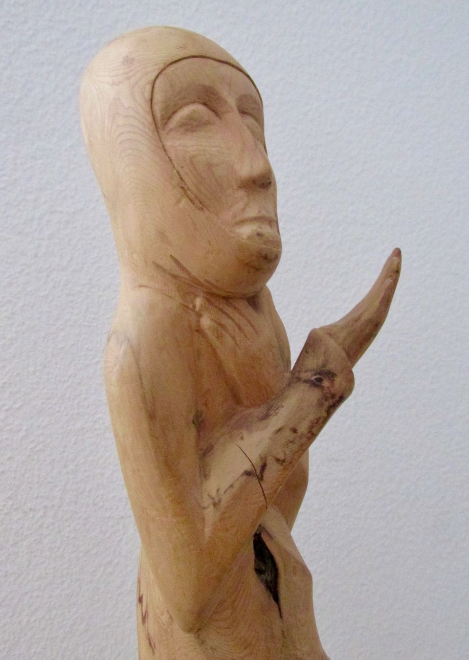 Statuette: handgeschnitzte Figur aus Holz – Usato da Winterthur venduto da mat_q5d5