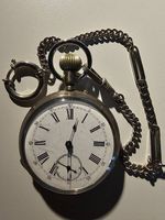 Silberne Sackuhr