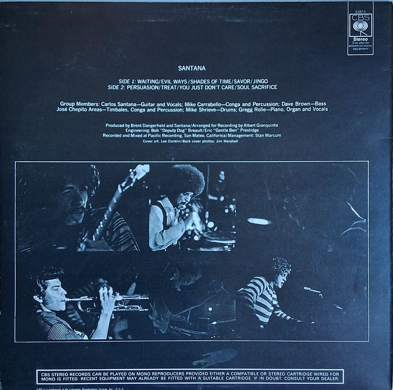 Dischi in vinile: Vinyl LP - Santana  - UK 69  - VG+ – Usato da Villeret venduto da Fil11 1