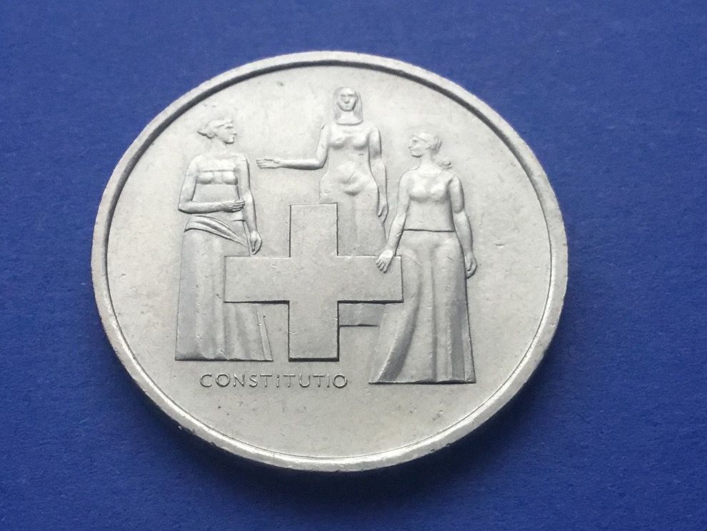 Tutti le monete: ** 5 Franken Constitution 1974 – Usato da St. Margrethen SG venduto da alfapeugeot10 3