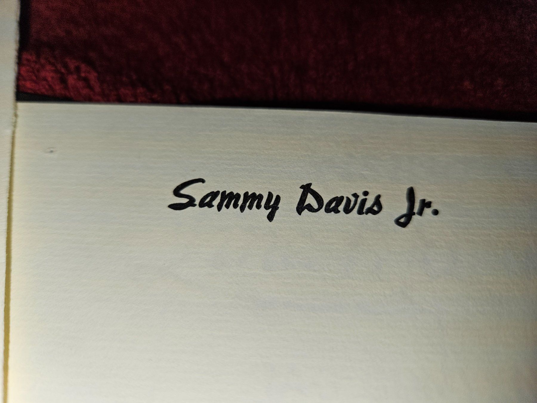 Autogramme: Sammy Davis Jr. Brief, handsigniert m. Couvert Calif. 1977 – Gebraucht aus Gunzwil von Charro03 4