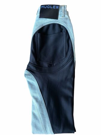 Mugler Jeans Black & Denim