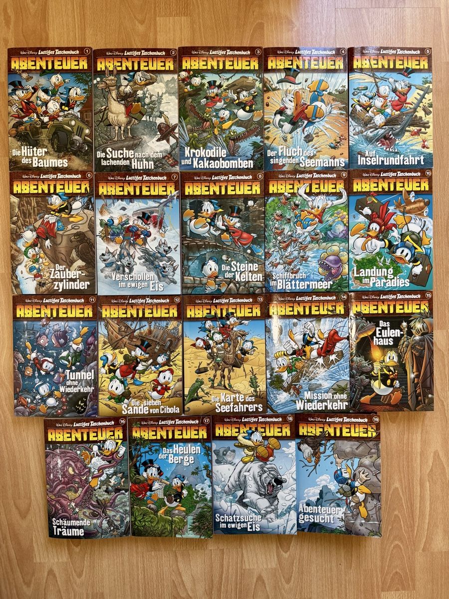 Comics: 19x Lustiges Taschenbuch Abenteuer, komplette Reihe, top! – Gebraucht aus Ebikon von Pumuckl89