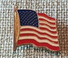 J435 - Pin Flagge Fahne USA Amerika