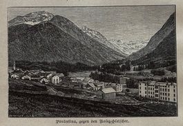 Antik Druck 1900  - Pontresina