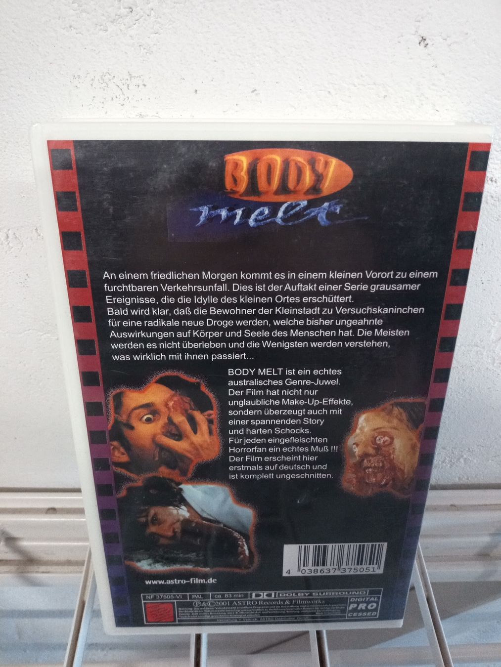 Alle VHS: VHS BODY MELT ASTRO VIDEO KULT HORROR SPLATTER – Gebraucht aus Brienz BE von INTERNALFIRE 1