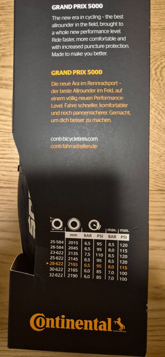Continental Pezzi di ricambio: Continental Pneu 28-622 – Nuovo e nell'imballaggio originale da Rheinfelden venduto da Unicat 1