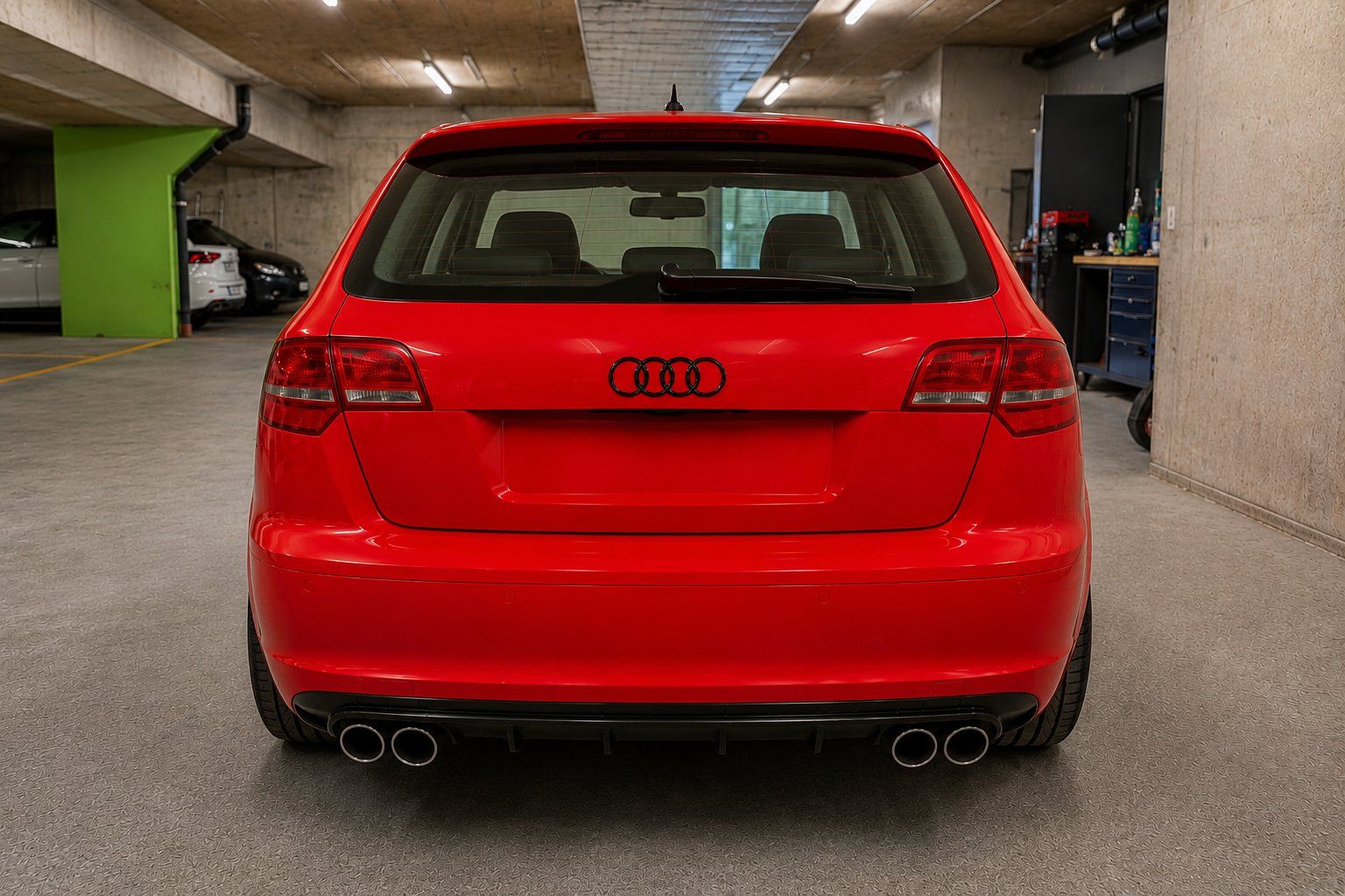 Audi Automobili: Audi A3 rouge 1.6 FSI 5 portes – Usato da Troistorrents venduto da ami_mzq5 4