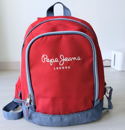 Sac à dos enfant Pépé Jean rouge