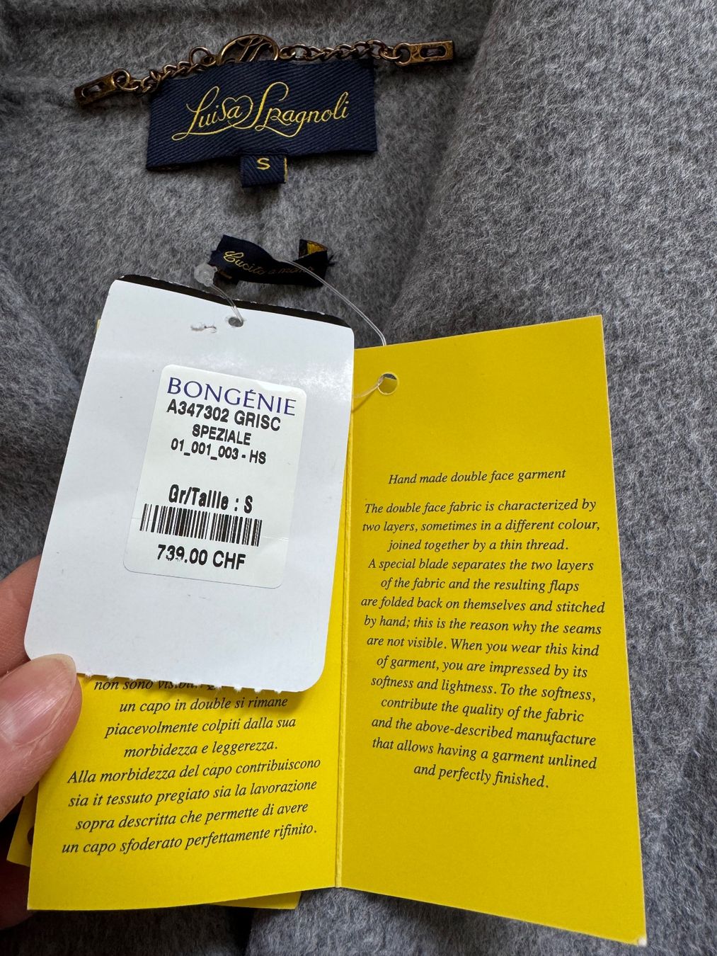 Cappotti: NEU Luisa Spagnoli coat Speziale – Nuovo e nell'imballaggio originale da Zürich venduto da cam_kcc7 4