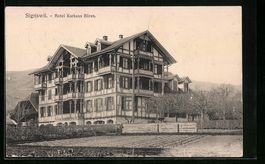 AK Sigriswil, Hotel Kurhaus Bären, 1911