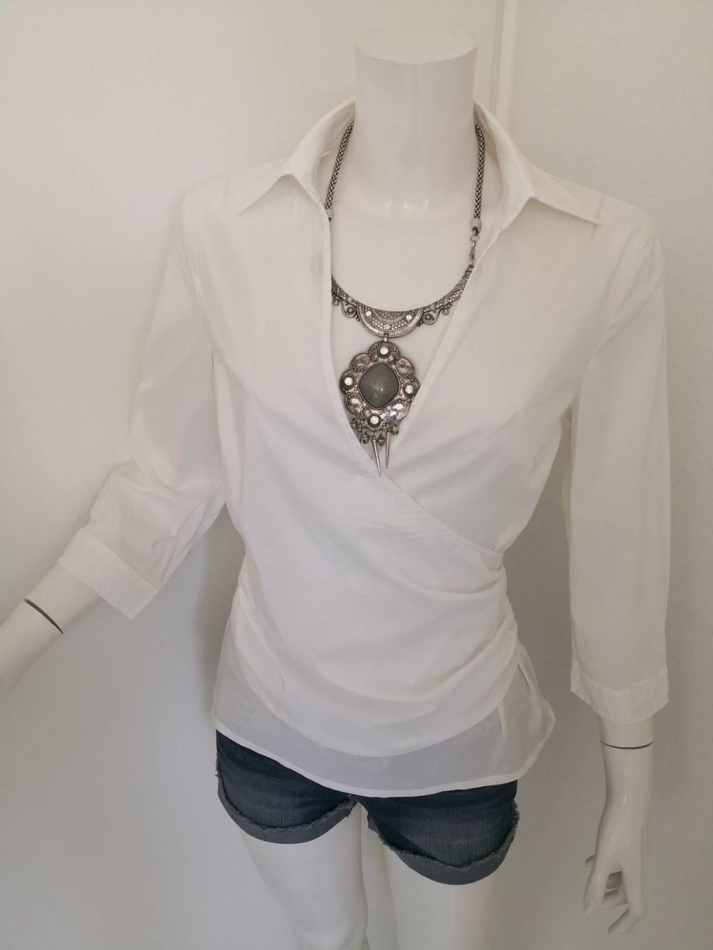 Mango Camicette: 🤩MANGO SUIT WICKEL-BLUSE WEISS – Nuovo (secondo la descrizione) da Olten venduto da Naja-Twins-Twins 2