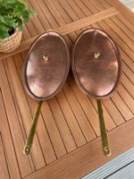 2 SPRING Kupferpfannen mit Deckel – Made in Switzerland