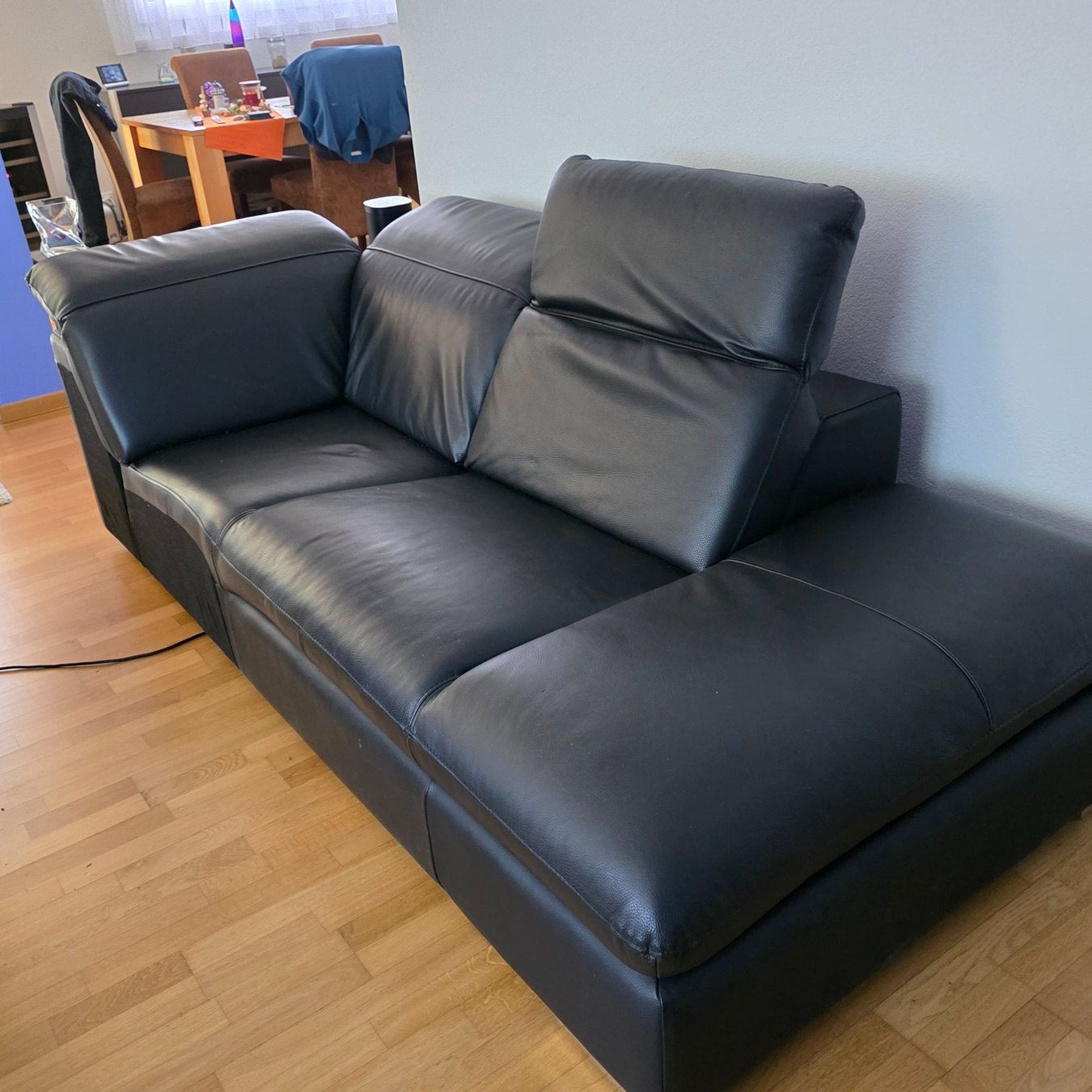 Sofas: Sofa Leder Schwarz – D'occasion à Islikon par silvanmario 1
