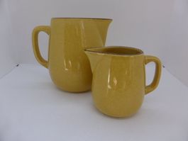 Rössler lot de 2 pots à lait et crème décor muscade