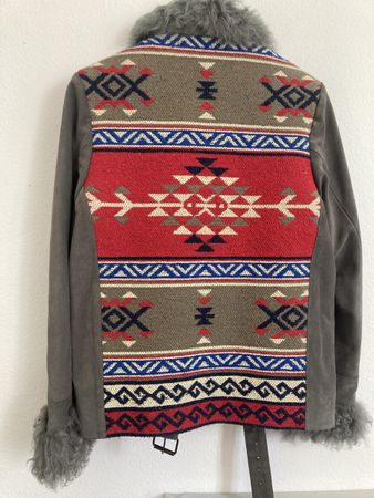 Winterjacke Leder Gr 36