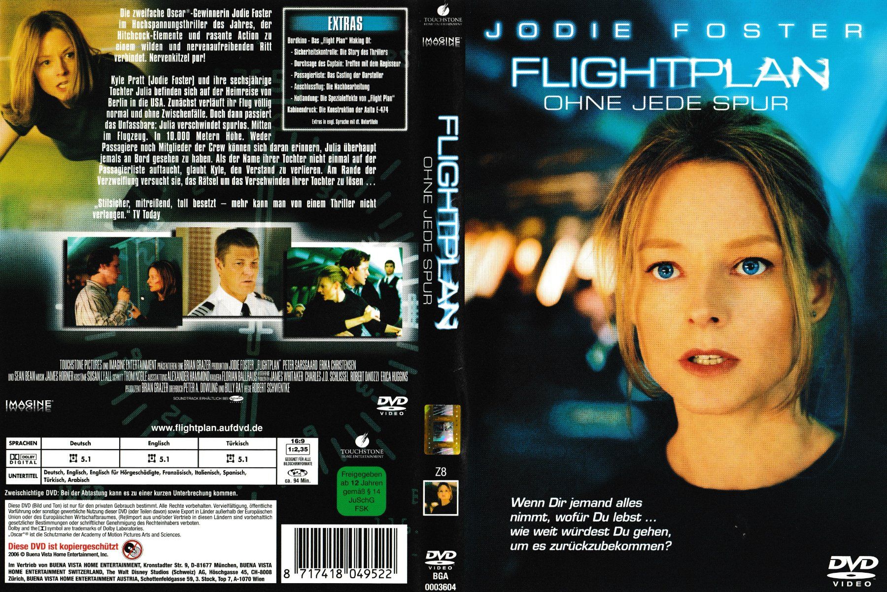 Tutti i DVDs: DVD - Flightplan – Ohne jede Spur – Usato da Langnau am Albis venduto da MediaRescuerKeLoX