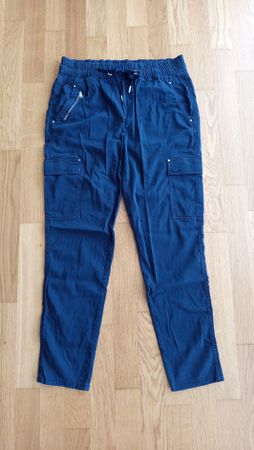 Street One Hose Damen Lyocell dunkelblau Grösse 38/30 NEU