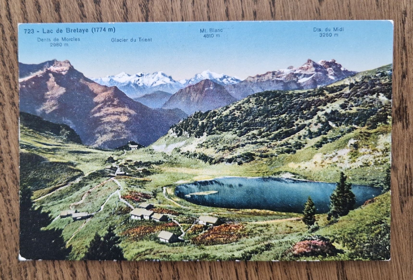 Cartoline postali: Lac de Bretaye - Hotelstempel Col de Bretaye – Usato da Ebikon venduto da Donar50