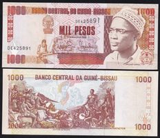 Guinea Bissau 1000 Pesos UNC 1993