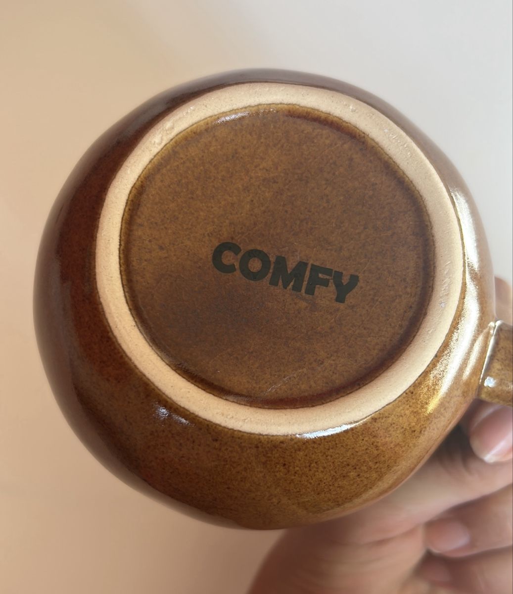 Tassen: Mug Comfy en céramique marron – Neu (gemäss Beschreibung) aus St-Prex von mar_f6t6 2