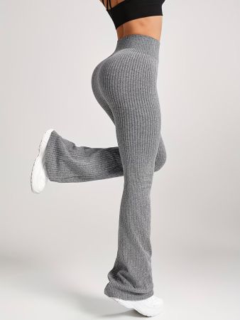 Damen Seamless Flared Leggings