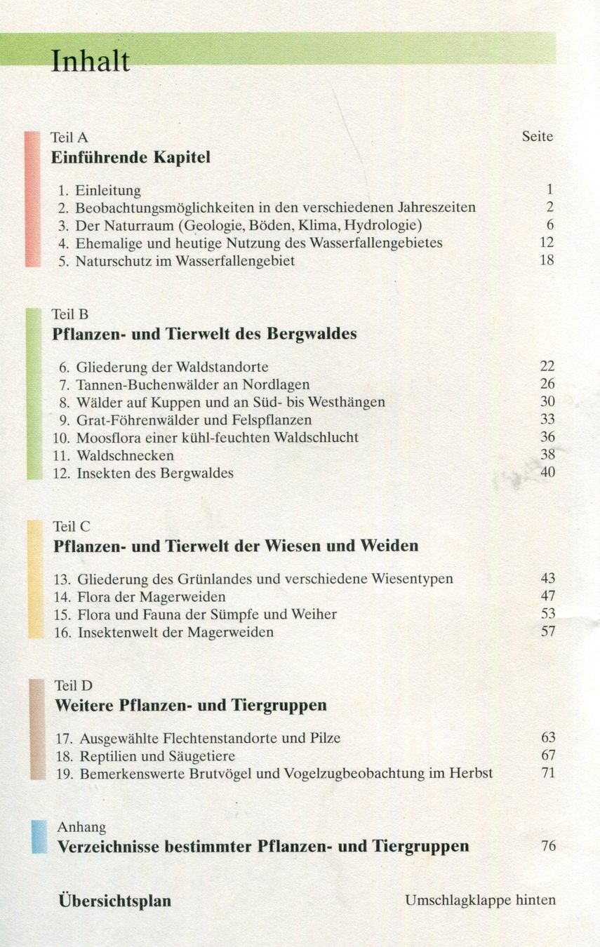 Libri: Region Wasserfallen, Exkursionsführer, Basel-Landschaft – Usato da Aarau venduto da Elmaar41 2