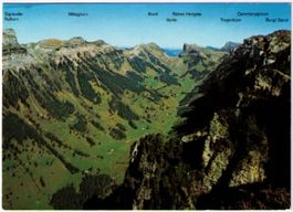 Beatenberg - Blick vom Niederhorn ins Justistal