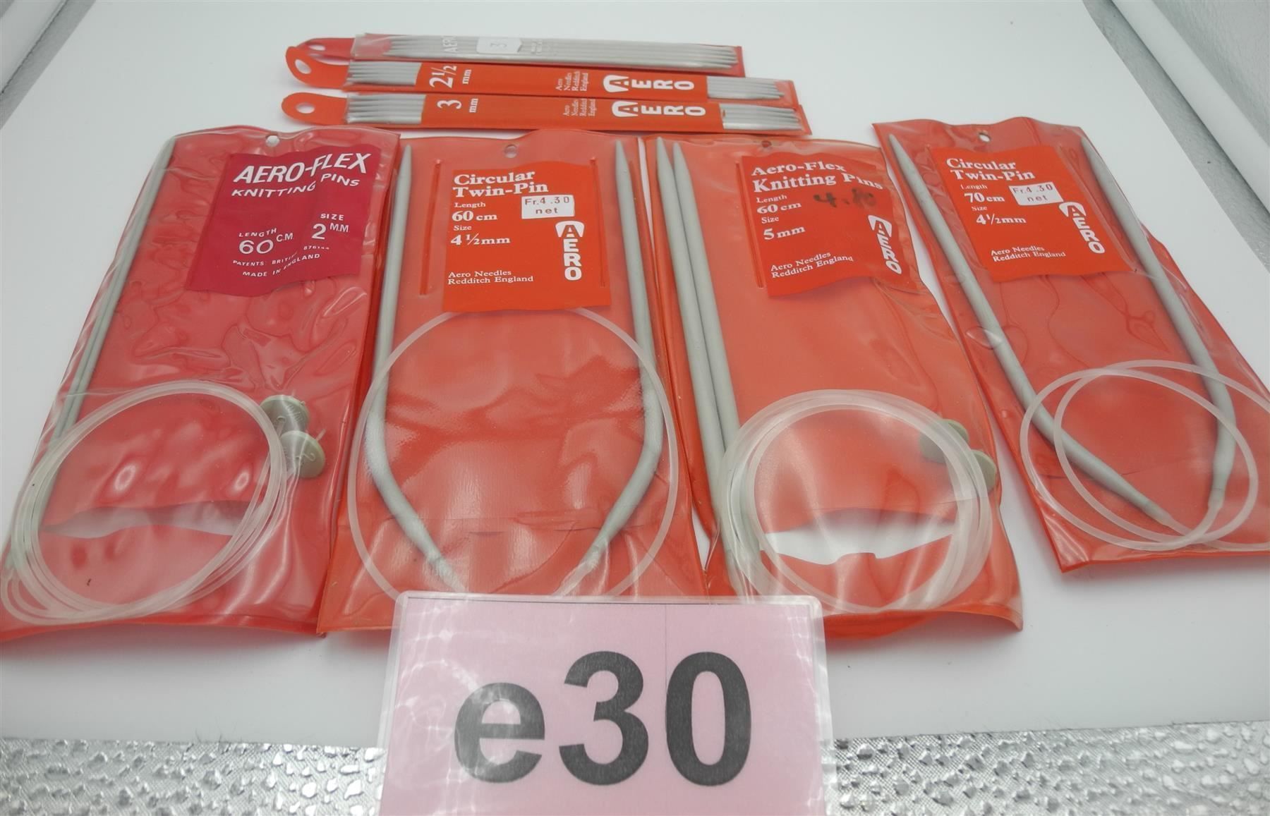 Ferri: 7 Stricknadeln Aero, Nr. e30 – Nuovo e nell'imballaggio originale da Kottwil venduto da Crazyrolf