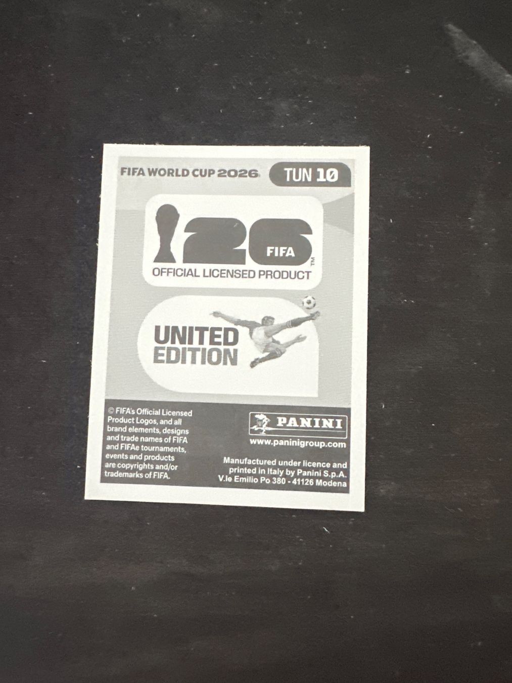 Panini Carte collezionabili: Panini FIFA WM 2026 Sticker - TUN 10 – Usato da Sulz AG venduto da DealWerk 1