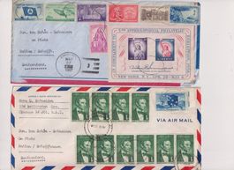 Zwei Top Flugbriefe aus den USA ! Anschauen !!