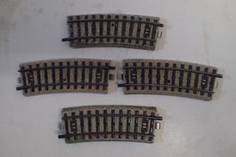 Märklin H0 - 1/2 Kurve R1 - 4 Stück - Art. 5101