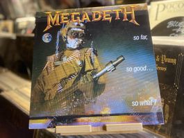 MEGADETH – SO FAR, SO GOOD... SO WHAT...OG CAN 1988..VG+/VG+