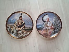 2 X SAMMELTELLER INDIANER