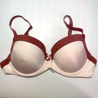 BH mit Bügel ohne Push up beige pink 75B /Unterwäsche