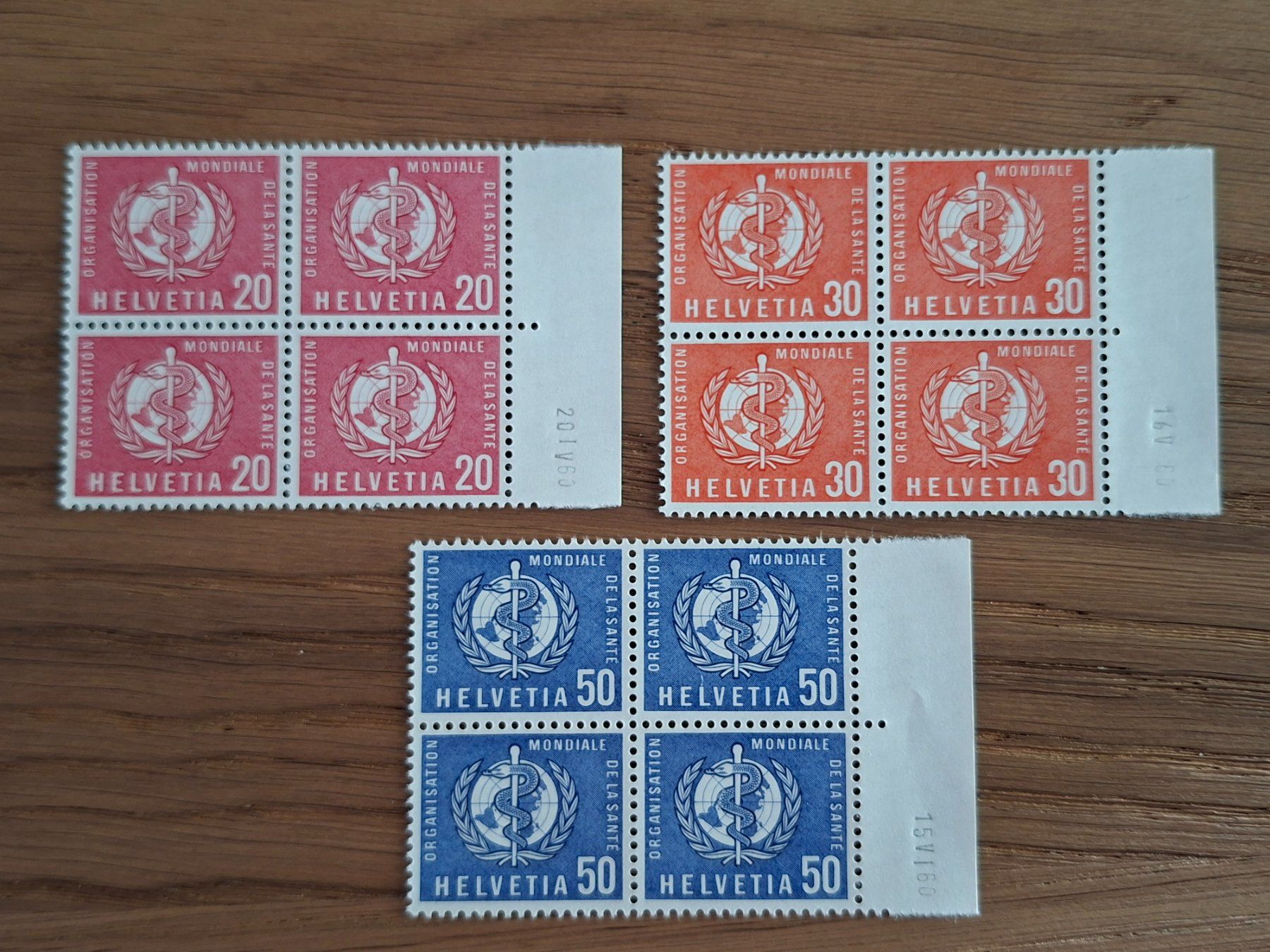 Tutti i francobolli: Dienstmarken: 4er Blocks: OMS – Nuovo (secondo la descrizione) da Hinterkappelen venduto da 1399