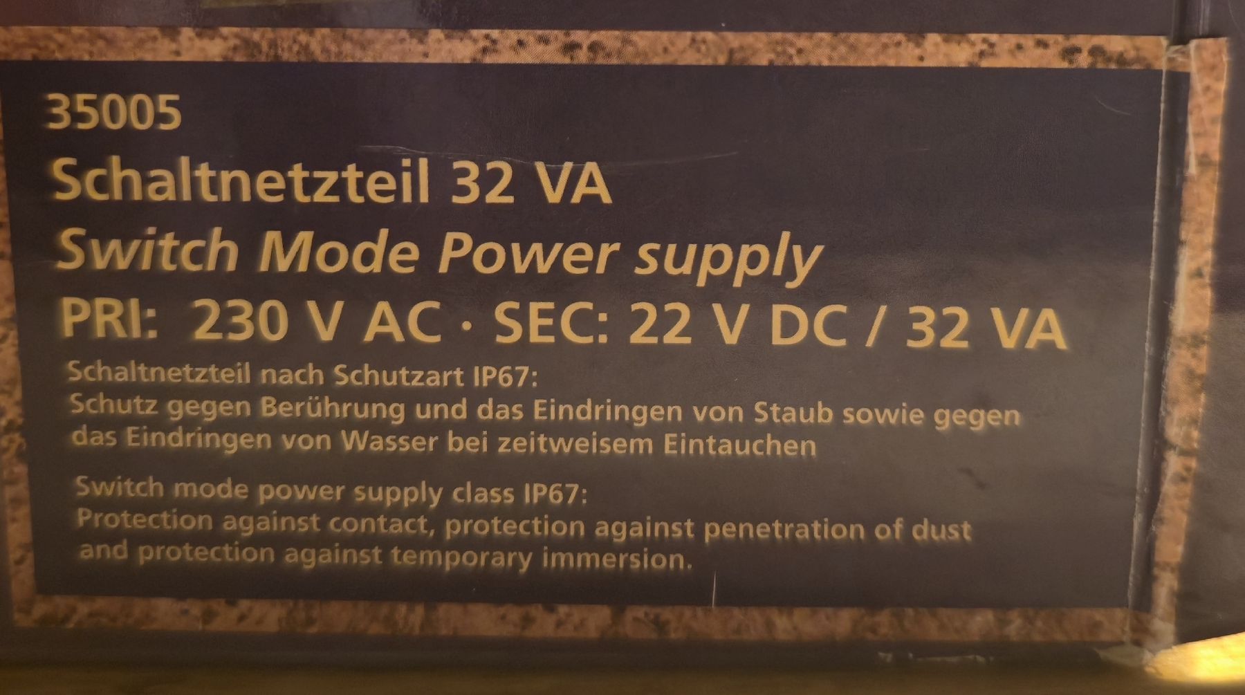 Piko Modellini di ferrovie: Piko Schaltnetzteil 32 VA – Usato da Hinwil venduto da Wo-ma14 1