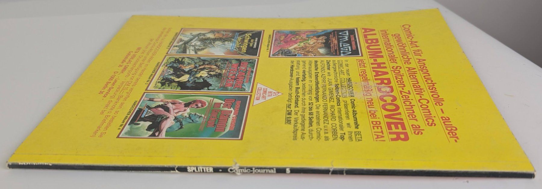 Fumetti: Comic Journal SPLITTER - Brunelle et Colin – Usato da Zürich venduto da 1.Simon 2
