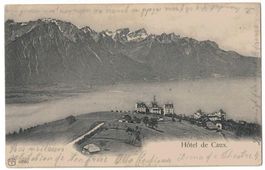 Caux, Hôtel, circulée 1904